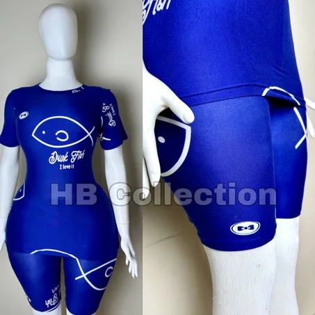 طقم Drunk Fish الرياضي (قطعتين)