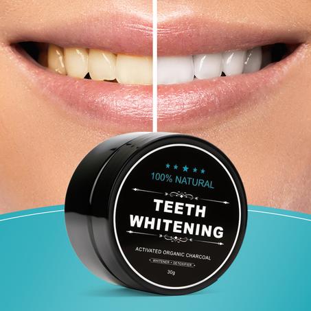 بودرة تنظيف الأسنان: تبييض طبيعي وابتسامة مشرقة بدون مجهود