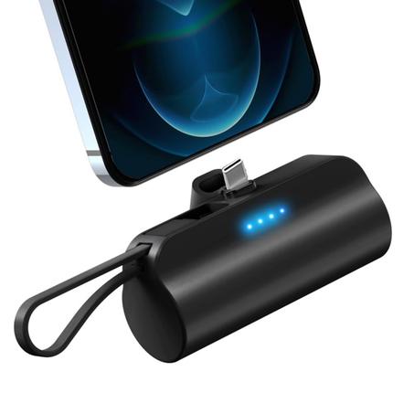 شاحن محمول صغير وسريع ⚡ بطارية 10000mAh بكابلين مدمجين – الحل المثالي وقت الطوارئ 🔥