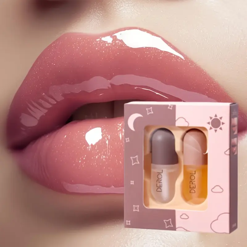 غلوس ضيرول… بيكبّر الشفايف طبيعي وبيعطيهن لمعة بتجنّن! 👄✨