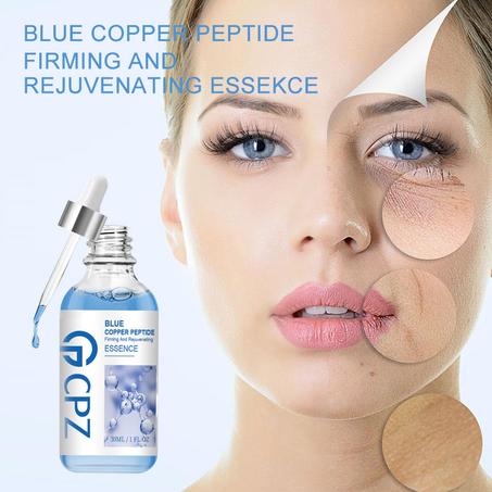 سيروم الببتيد النحاسي الأزرق – سر شدّ البشرة واستعادة النضارة 🤩(الآن بسعر خيالي فقط ب 24 دولار🔥 مع التوصيل مجاني في لبنان🎁)