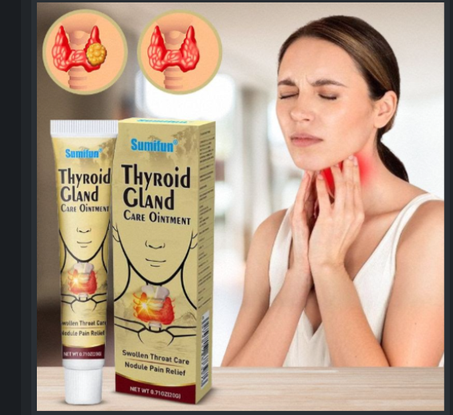 كريم العناية بالغدة الدرقية   وانتفاخ الحلق