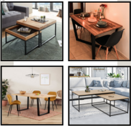 Tables style industriel