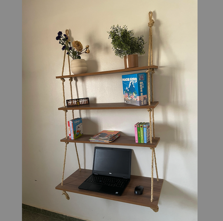 Bureau compact mural – Design scandinave