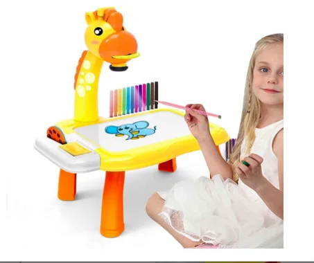 مجموعة الرسم والتلوين مع جهاز عرض