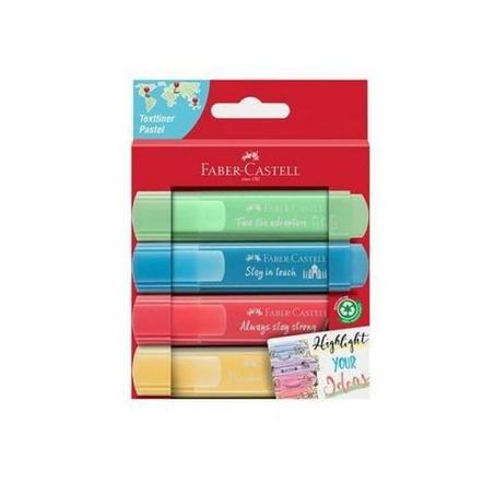 SURLIGNEUR DE 4 COULEUR FABER-CASTELL