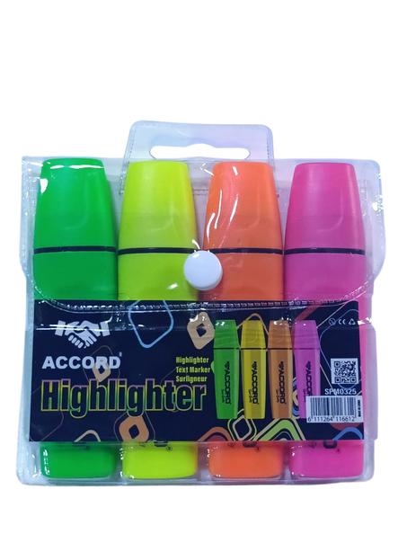 SURLIGNEUR DE 4 COULEUR  SP0325 ACCORD