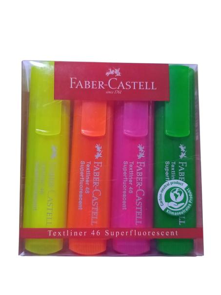 SURLIGNEUR DE 4 COULEUR FABER-CASTELL