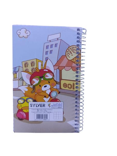 Carnet spiral N3  9.5X14 CM SYLVER