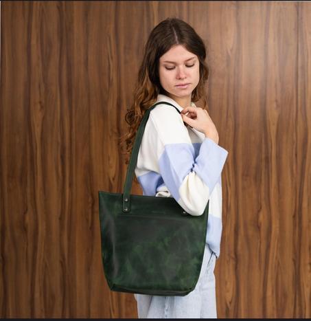 صاك نسائي من الجلد الطبيعي