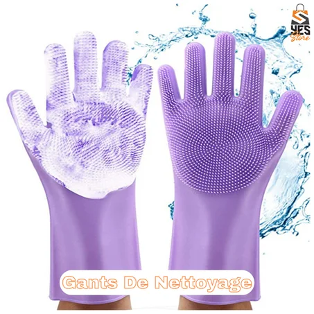 Gants De Nettoyage En Silicone