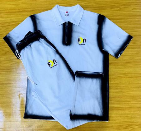 Ensemble-Jogging blanc FDN