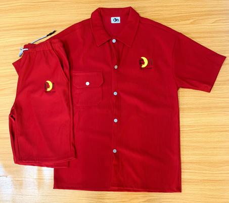 Ensemble-Jogging rouge FDN