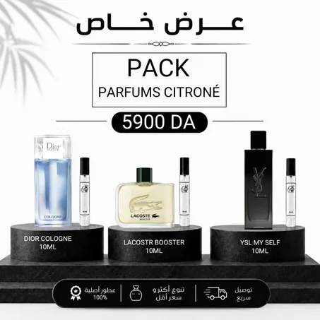 PACK 3 PARFUMS CITRONÉ