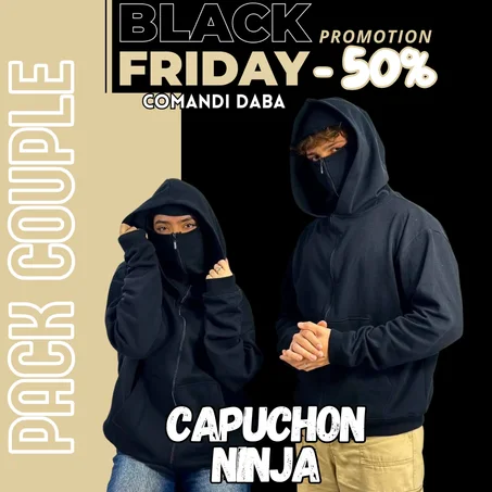 pack couple /ninja hood - قبية نينجا