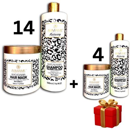 18 Armame Macadamia: Shampoo + 18 Mask