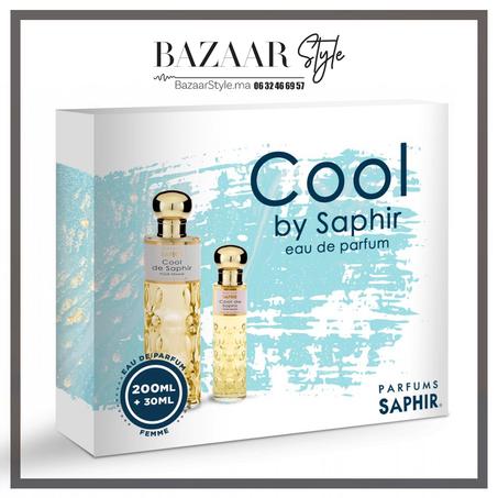 Set de Parfum Femme Saphir Parfums Cool 2 Pièces
