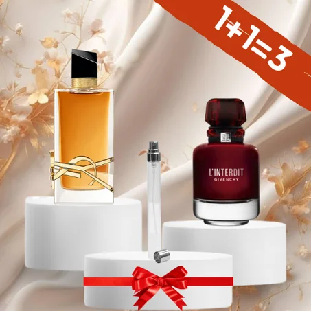 PACK LIBRE INTENSE 10 ML + INTERDIT 10 ML + 1 GRATUIT