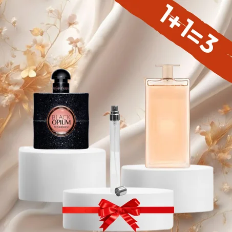 BLACK OPIUM 10 ML+ IDOLE 10 ML +1 GRATUIT