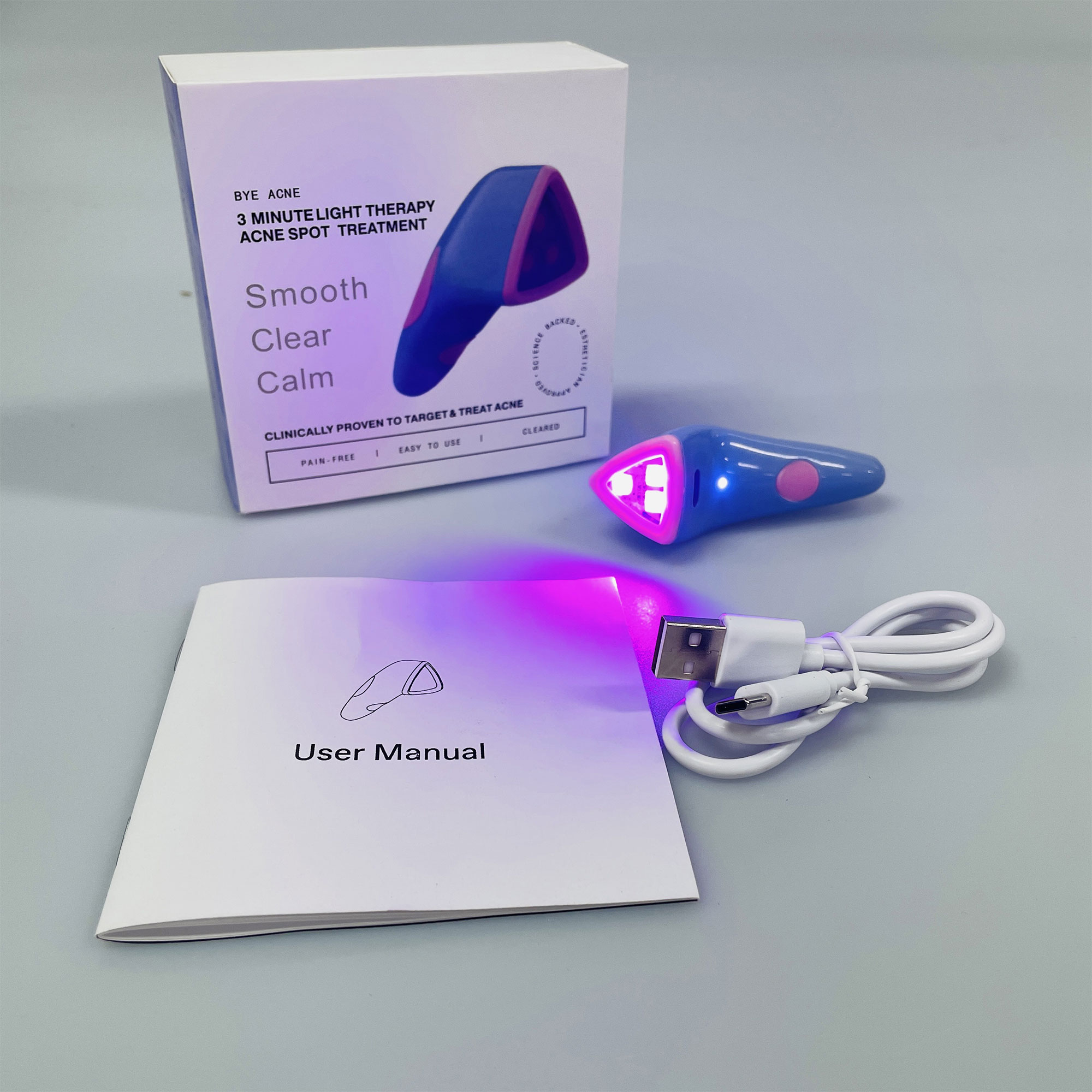 جهاز إخفاء حب الشباب والرؤوس السوداء