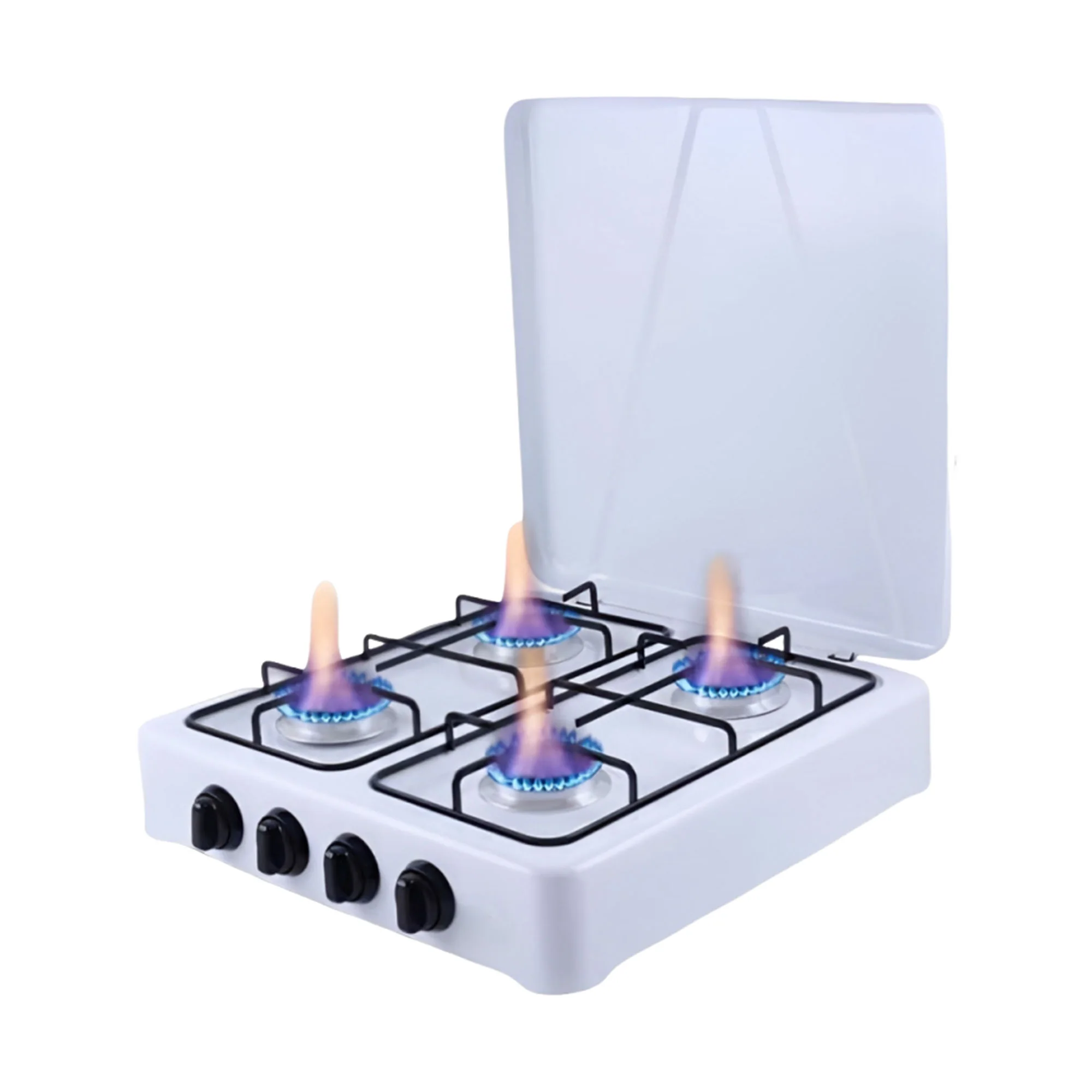 موقد غاز 4 عيون للمنزل والتخييم بضمان عامين