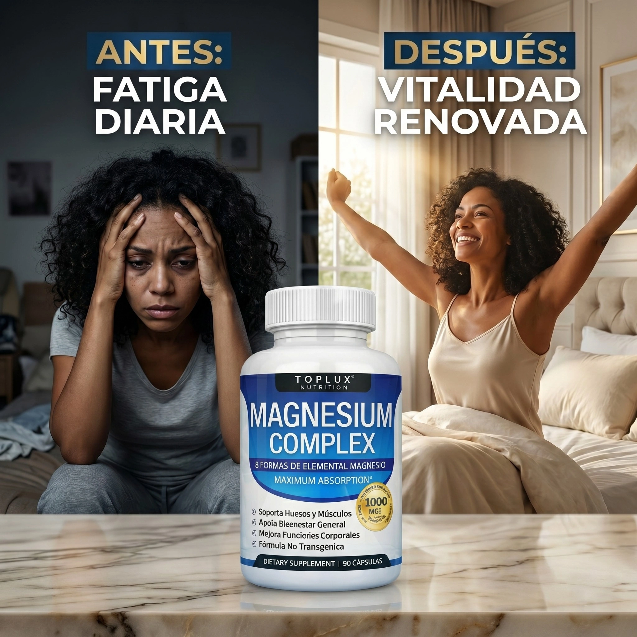 Magnesium Complex 8-en-1 — Duerme mejor, reduce el estrés y recupera tu energía "