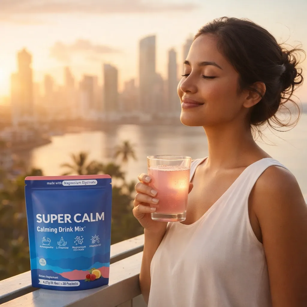 SUPERCALM — Bebida Calmante Natural | Reduce el Estrés y Duerme Mejor desde el Primer Sorbo