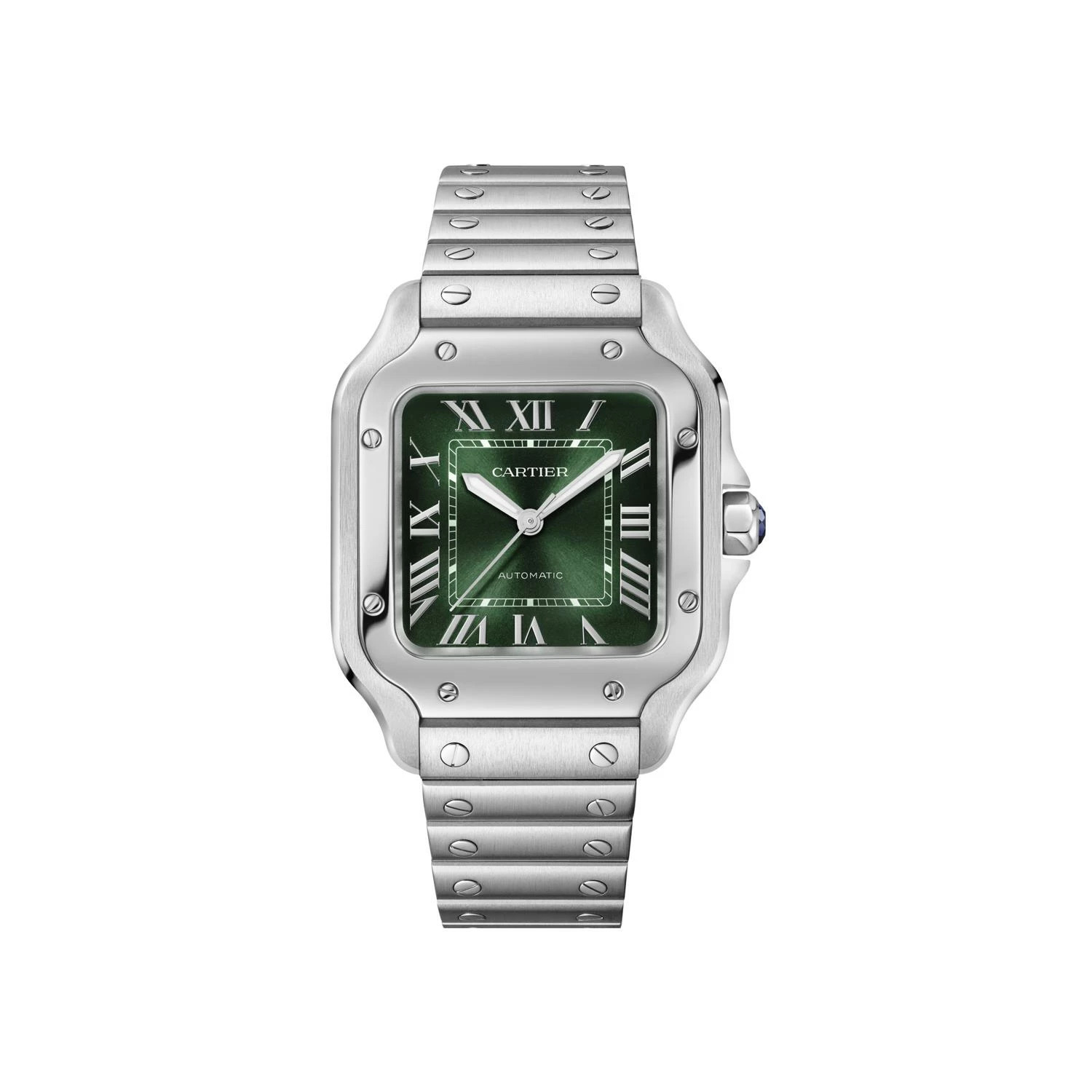 Cartier santos  silver