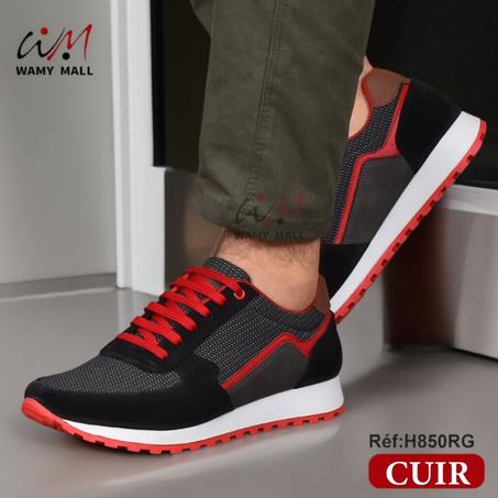 باسكات جلد "أحمر-أكحل" أنـيـق عالي الجودة