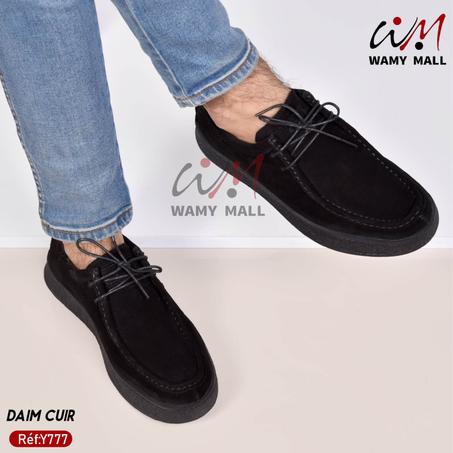 حذاء "أكحل داان" من الجلد الأصلي أنـيـق عــالـي الجودة