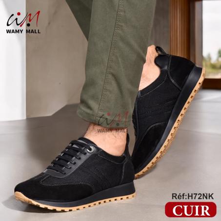 سبادري جلد " أكحل-كاكي" أنـيـق عالي الجودة