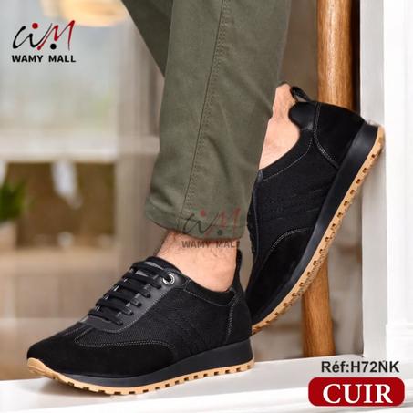 سبادري جلد " أكحل-كاكي" أنـيـق عالي الجودة