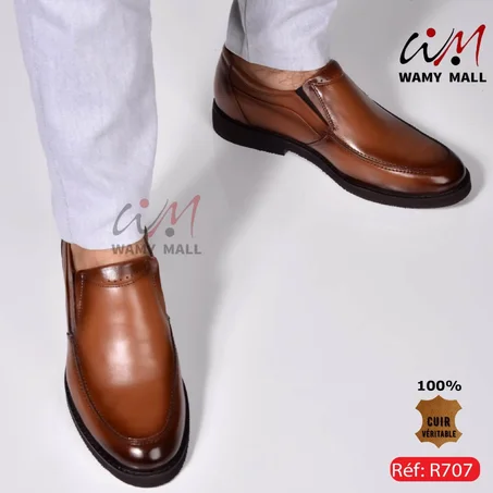 حذاء  صِـحِّـي عـسـلـي بالأسـتـيـك 100% من الجلد الطبيعي خفيف مرتاح في قمة الروعة والاناقة الأكثر مبيعا