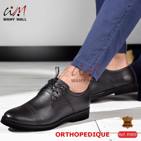 حذاء صِـحِّـي " أكحل" 100% من الجلد الأصلي خفيف مرتاح في قمة الروعة والاناقة الأكثر مبيعا