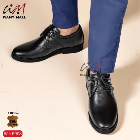 حذاء صِـحِّـي أكـحـل 100% من الجلد الطبيعي خفيف مرتاح في قمة الروعة والاناقة الأكثر مبيعا