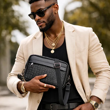 Sac à Main pour Hommes Élégant et Spacieux