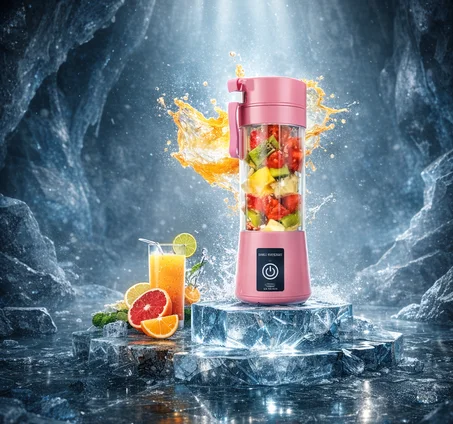 Mini Blender portables (Rose)