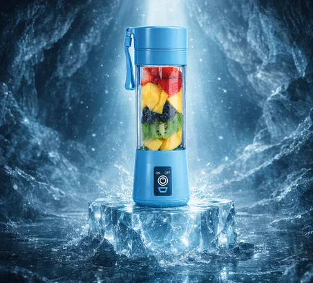 Mini Blender portables (bleu)