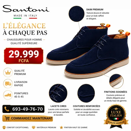 Mocassins Boots en Daim Premium – L'Élégance des Responsables (Édition Limitée)