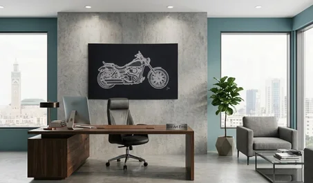 TABLEAU HARLEY DAVIDSON (ART-011)