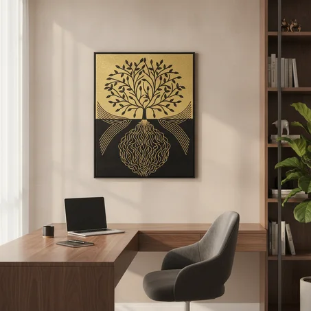 TABLEAU DÉCORATIF BRODÉ ( ART-006 )