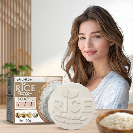 Flower Soap Solid shampoo with rice water