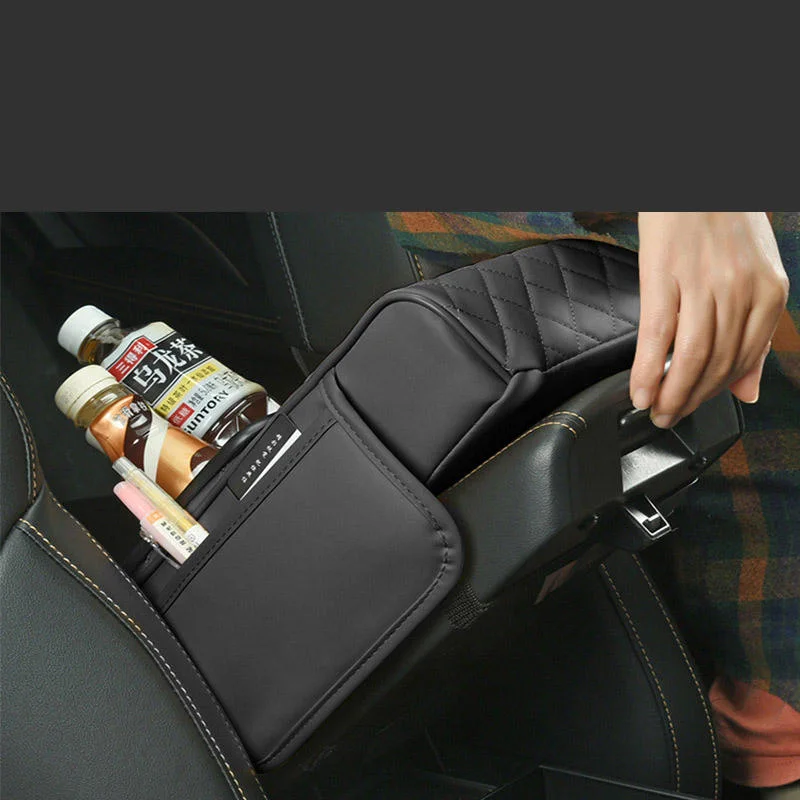 Organizador Premium para Asiento de Carro con Portavasos y Espacio Extra