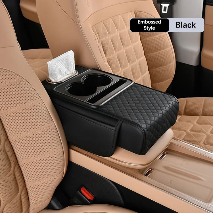 Organizador Premium para Asiento de Carro con Portavasos y Espacio Extra