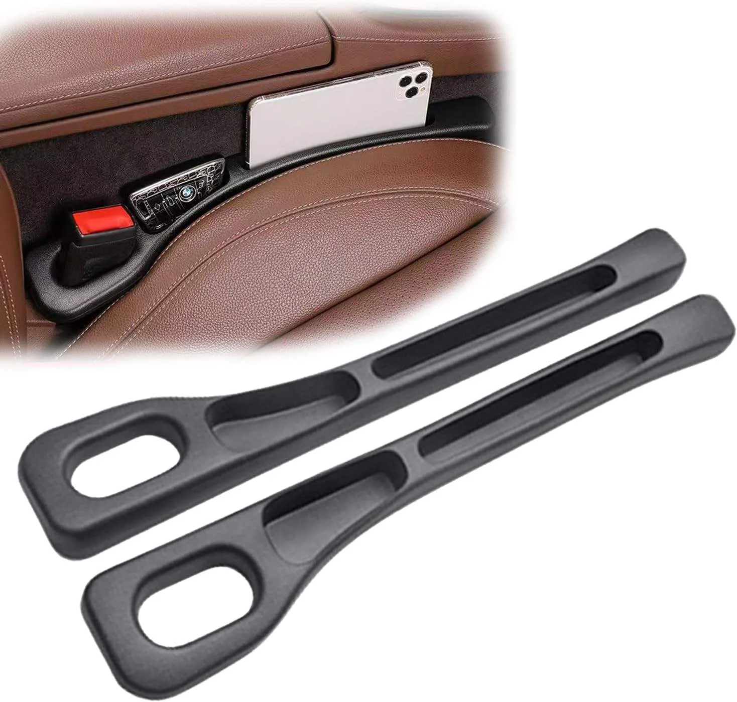 Relleno Premium para Asiento — Di adiós al hueco de tu carro donde se caen y se pierden las cosas.