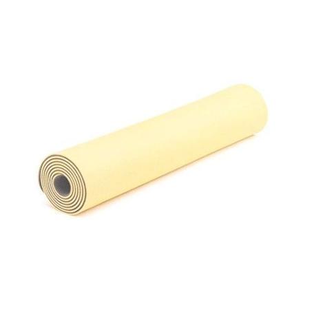 Tapis De Yoga km sport 3 Mm 165 X 61 Cm beige