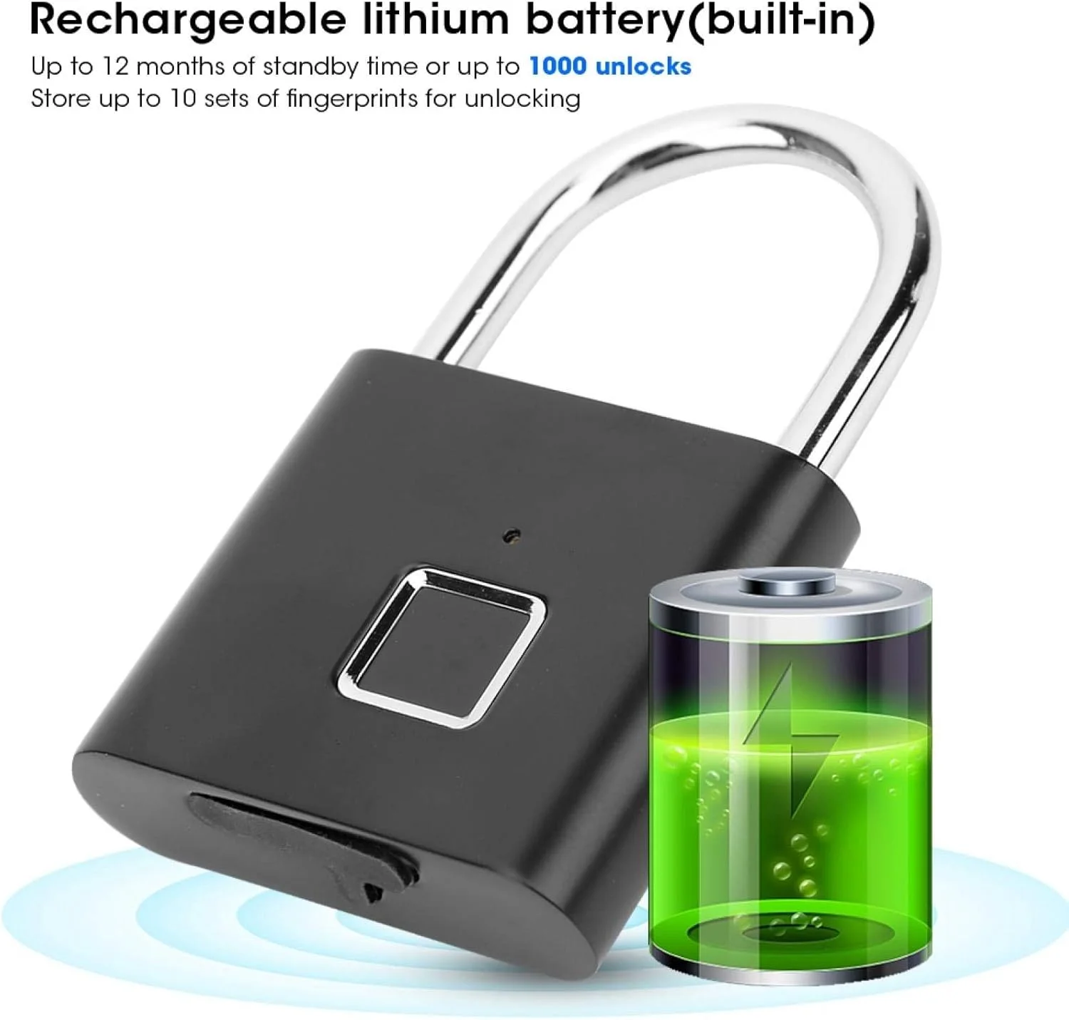 قفل بصمة الإصبع الذكي