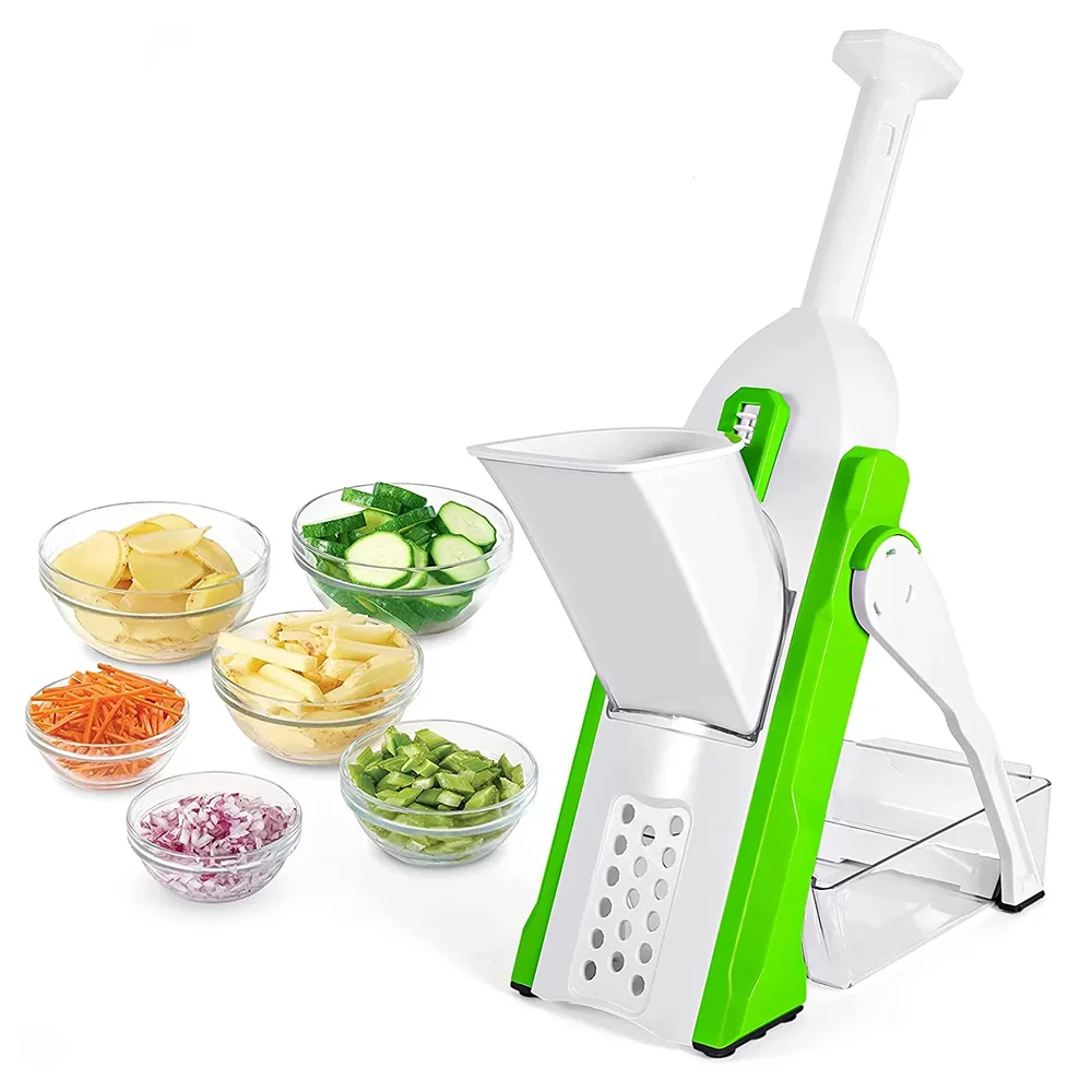 محضر الطعام وخلاط 6 في 1 بضمان عام مع قطاعة المندولين 4 فى 1