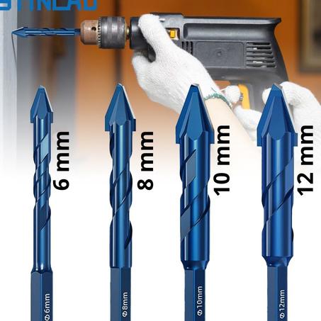 مجموعة المثقاب ذو الرأس المنحرف عالية القوة 4 أحجام