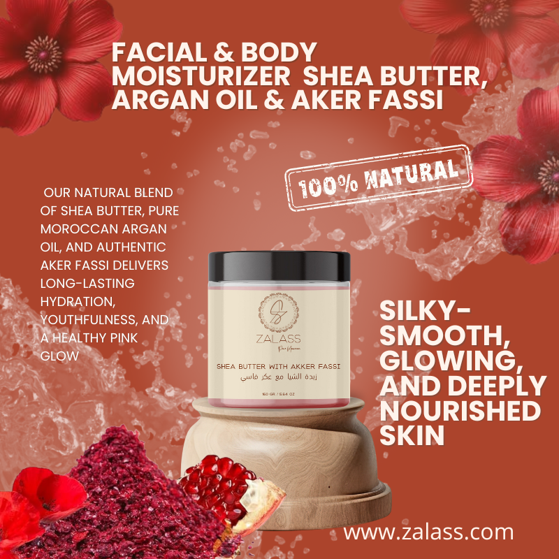 Facial & Body Moisturizer shea butter Argan oil Aker Fassi